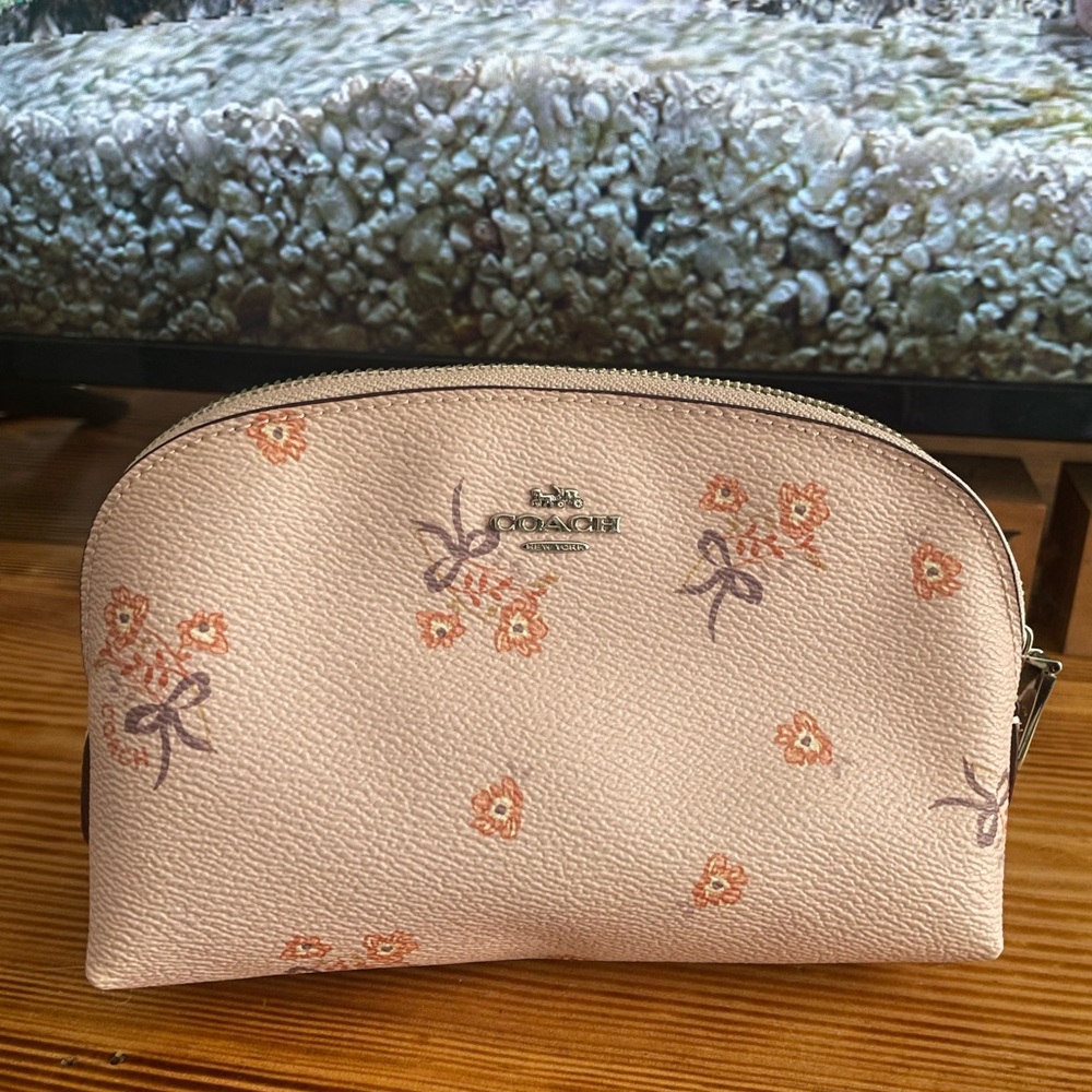 Coach Pink Floral Bag